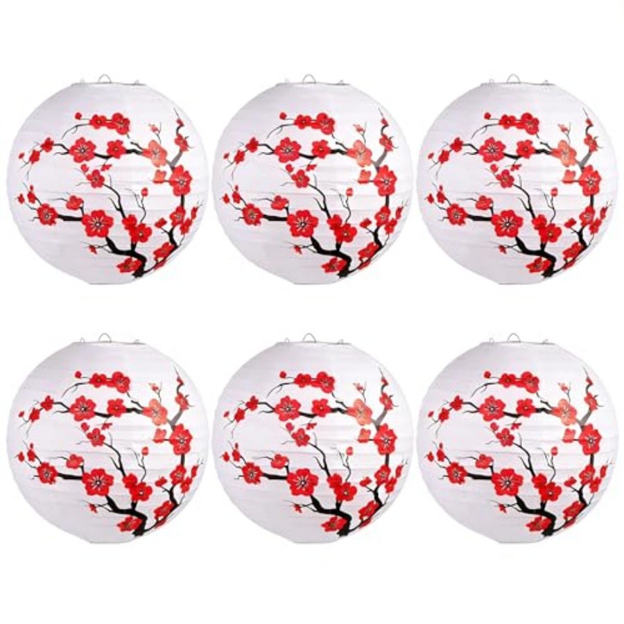 Japanese Lantern Paper - 6 Pak Lentera Kertas Dekorasi Tahun