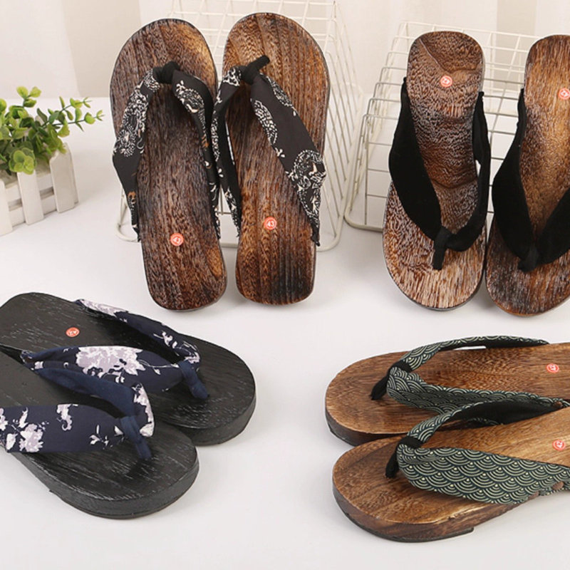 Geta Wooden Sandal - Sandal Bakiak Musim Panas Ninja Anime