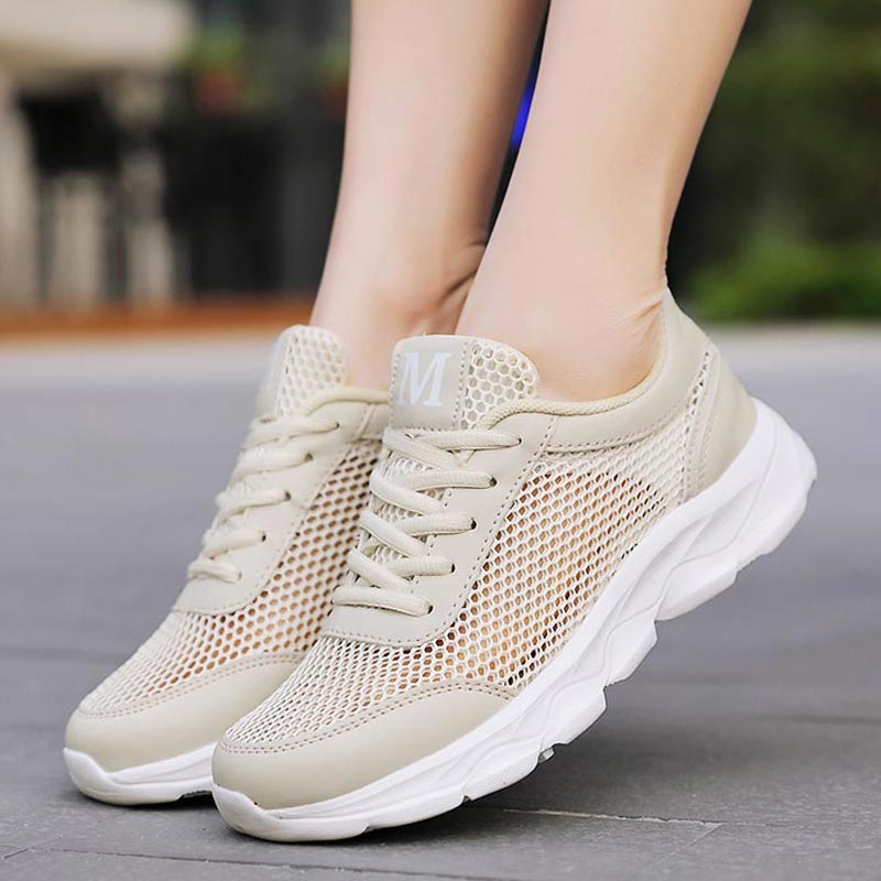 Japanese Lifestyle Name - Musim Panas Bernapas Sepatu Wanita Mesh