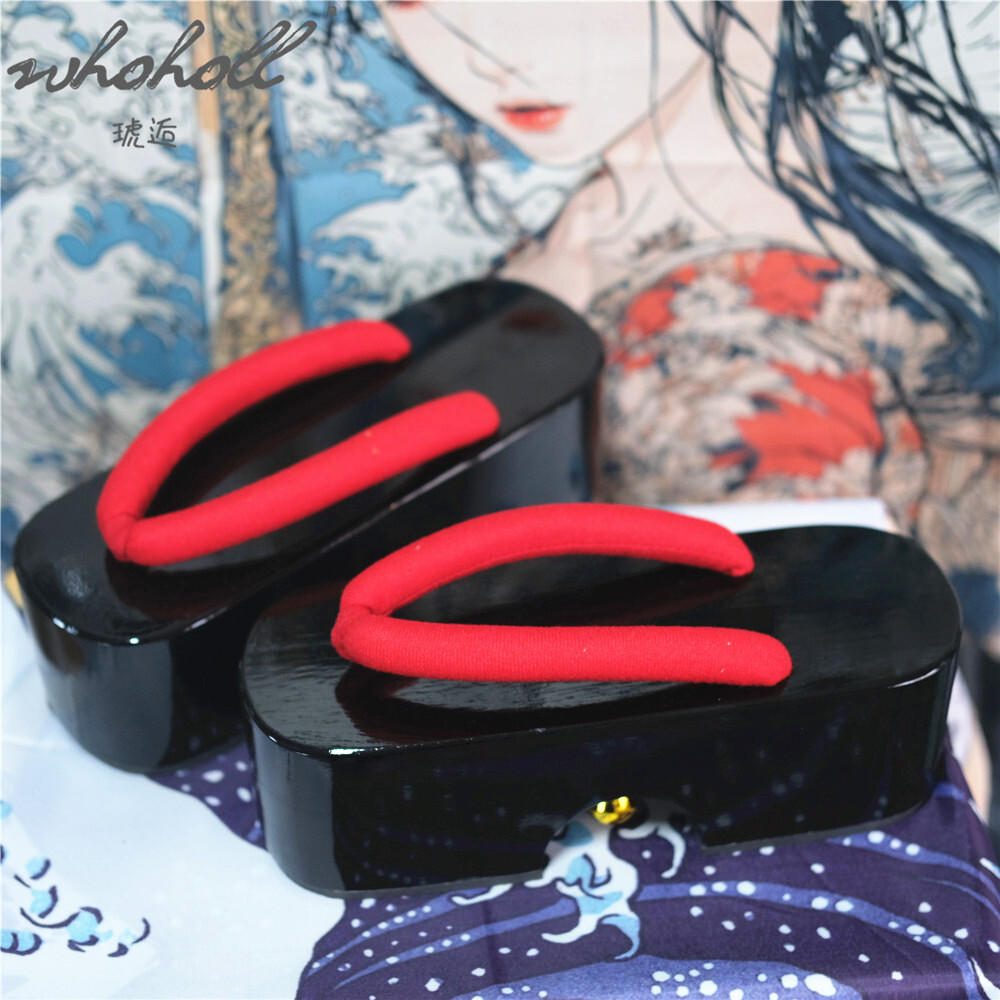 Geta Wooden Sandal - Sandal Jepit Wanita Musim Panas Sepatu