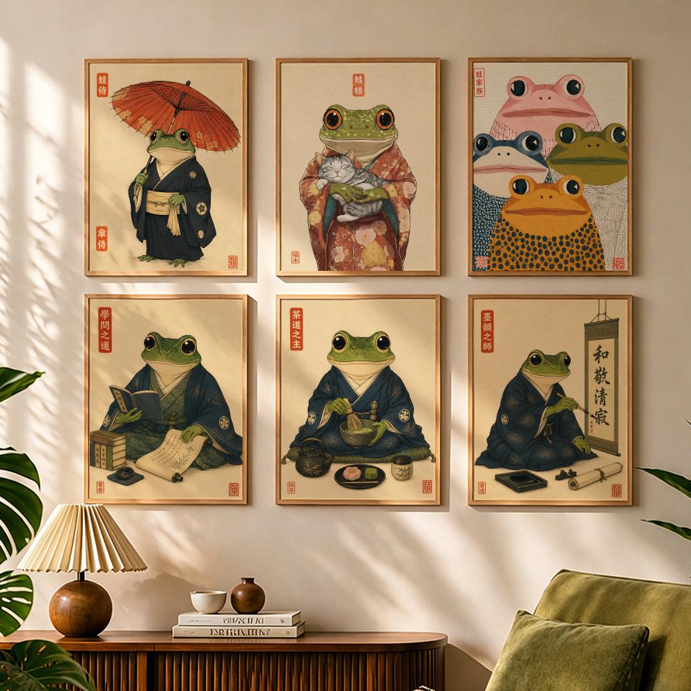 Japanese Culture Lifestyle - Poster Kanvas Kaligrafi Lukisan Gaya Hidup