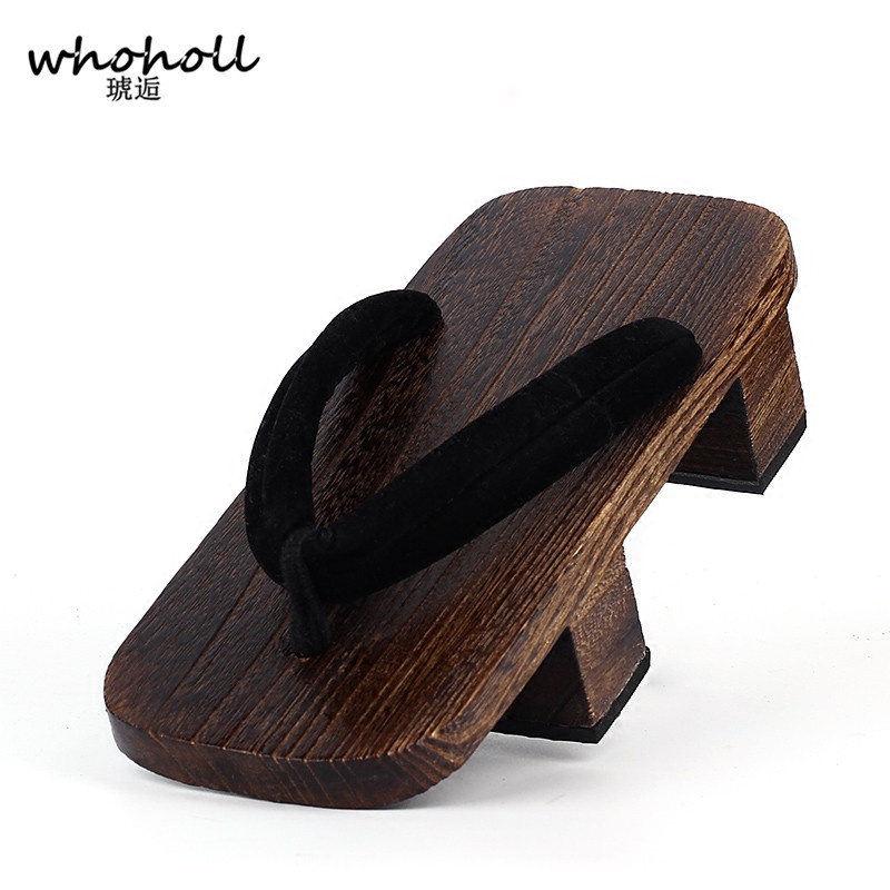 Geta Wooden Sandal - WHOHOLL Geta Sandal Dua Gigi Cosplay
