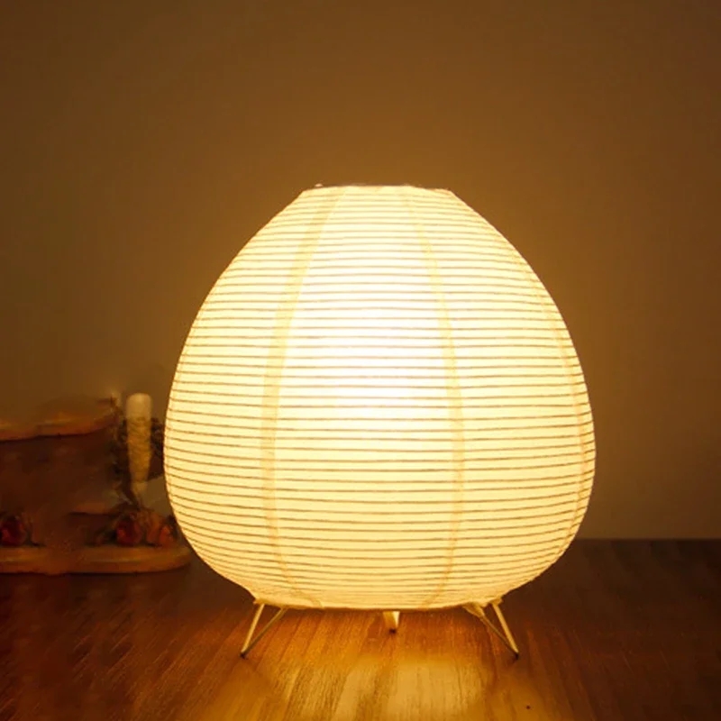Japanese Lantern Paper - Lampu meja Led lentera kertas beras