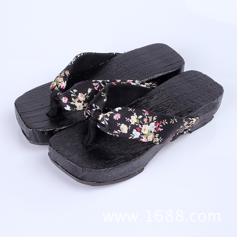 Geta Wooden Sandal - Sandal Geta Wanita 2026, Hak 4cm,