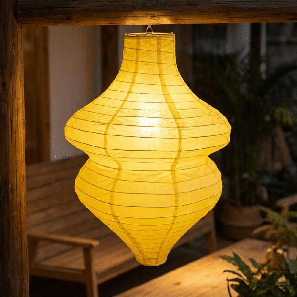 Japanese Lantern Paper - Lentera Botol Bunga Vintage Kreatif Lentera