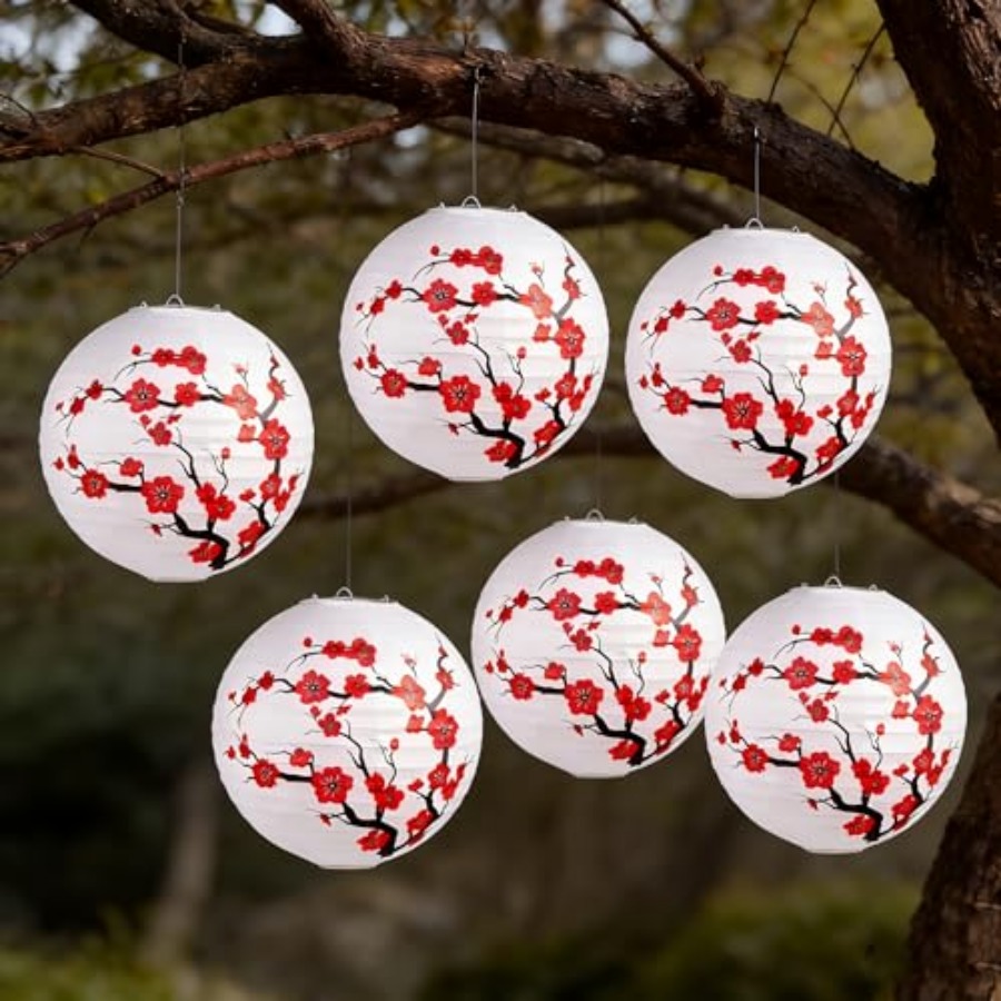 6 Pak Lentera Kertas Dekorasi  - Japanese Lantern Paper ulasan dan harga