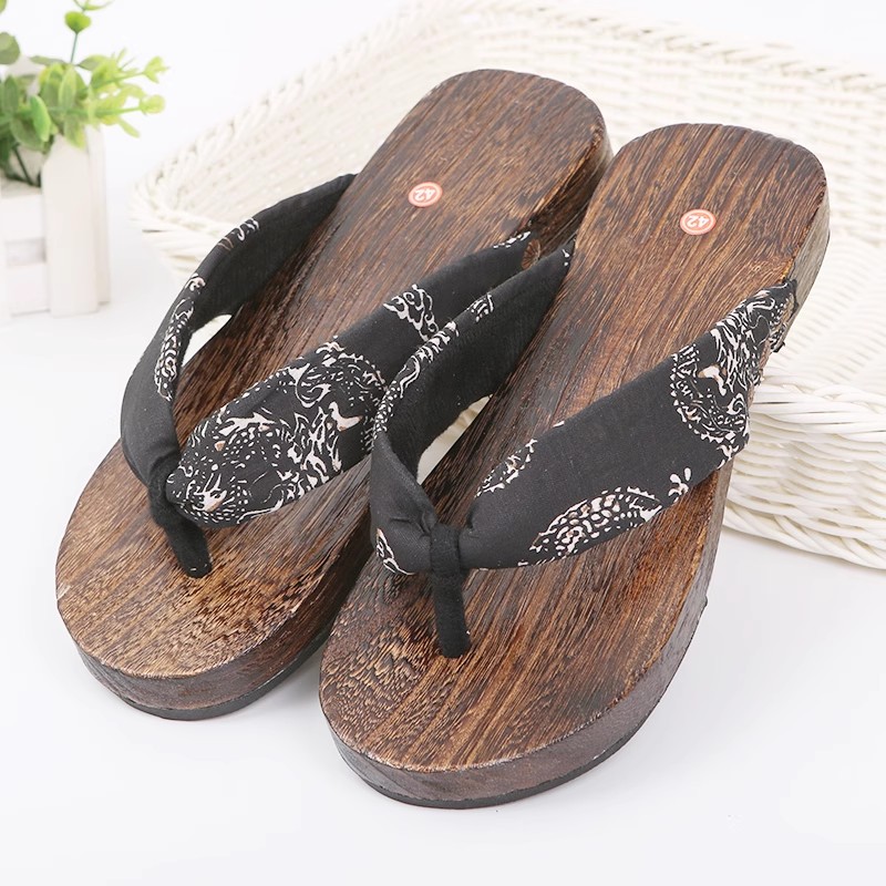 Sandal Bakiak Musim Panas Ninj - Geta Wooden Sandal ulasan dan harga
