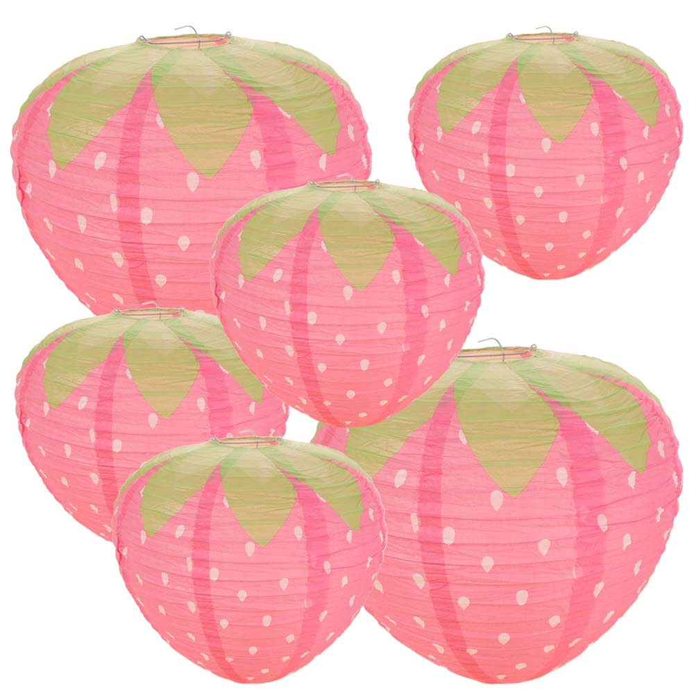 Lampu Lentera Buah Stroberi Pi - Japanese Lantern Paper ulasan dan harga