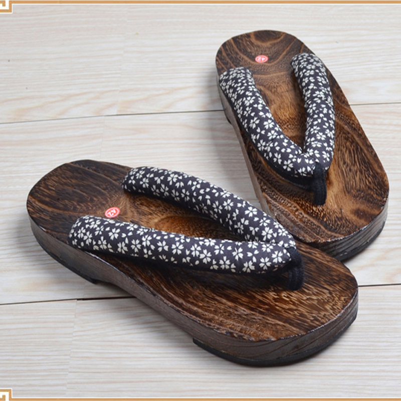 Unisex Kayu Paulownia Ninja Co - Geta Wooden Sandal ulasan dan harga