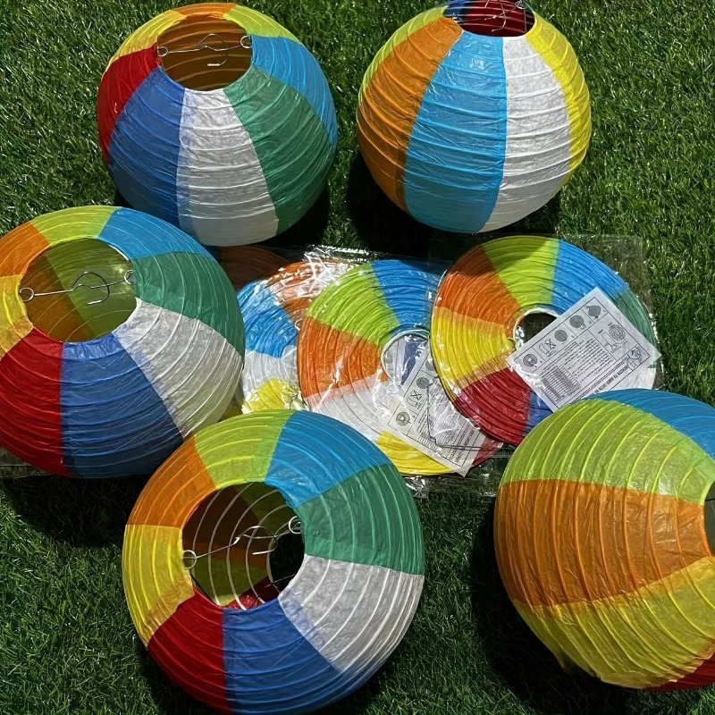 Lentera Kertas Warna-warni 8 I - Japanese Lantern Paper ulasan dan harga
