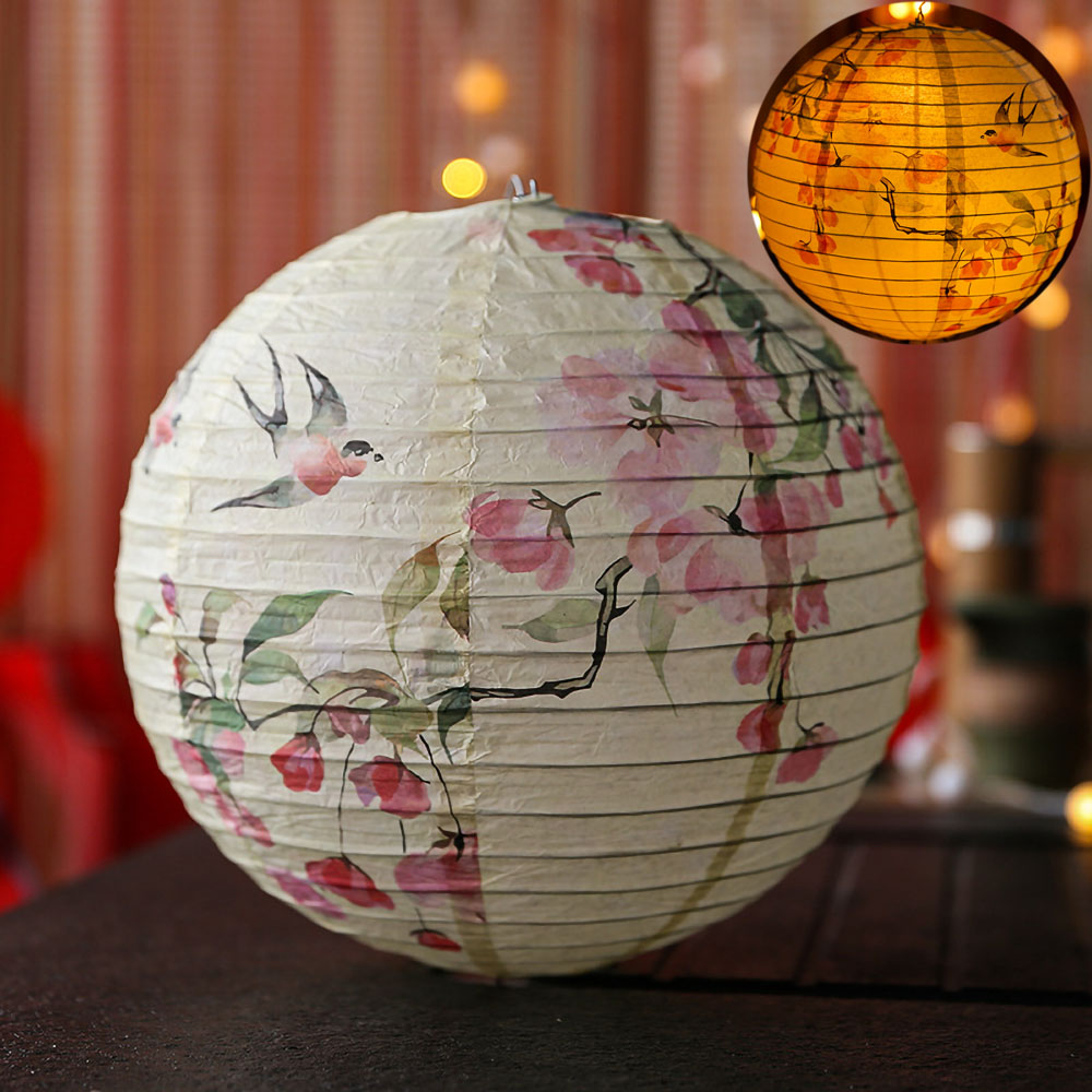 Lampu Kertas Oriental DIY Pake - Japanese Lantern Paper ulasan dan harga