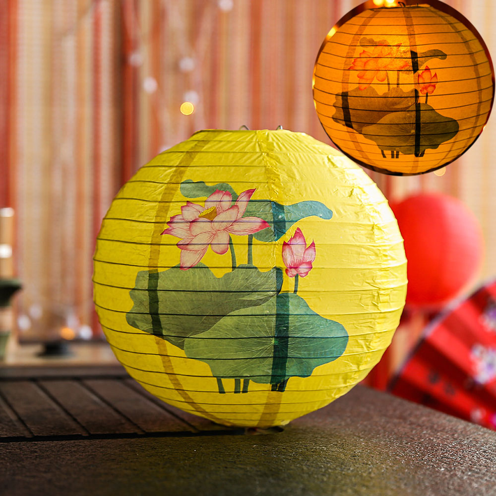 Lampu Kertas Oriental DIY Pake - Japanese Lantern Paper ulasan dan harga