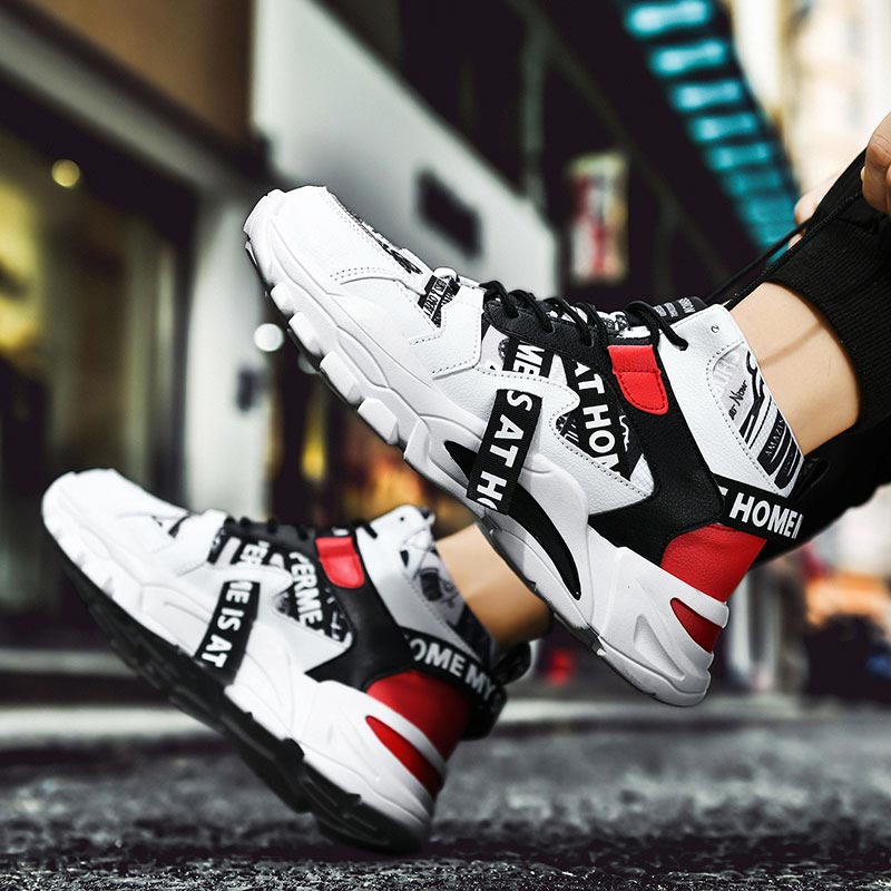 Sneakers Pria Chunky Atasan Ti - Japanese Lifestyle Name ulasan dan harga
