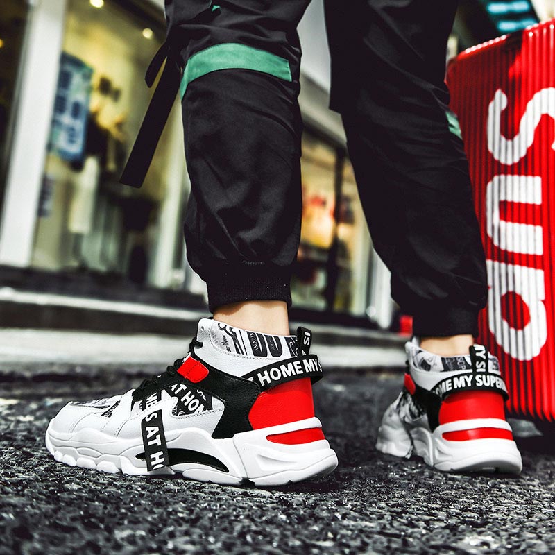 Sneakers Pria Chunky Atasan Ti - Japanese Lifestyle Name ulasan dan harga