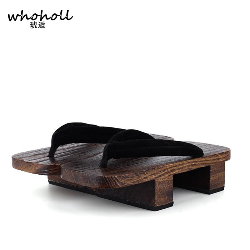 WHOHOLL Geta Sandal Dua Gigi C - Geta Wooden Sandal ulasan dan harga