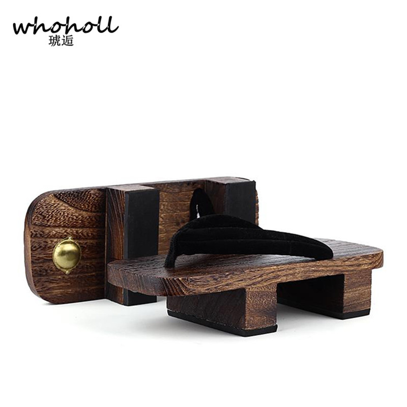 WHOHOLL Geta Sandal Dua Gigi C - Geta Wooden Sandal ulasan dan harga