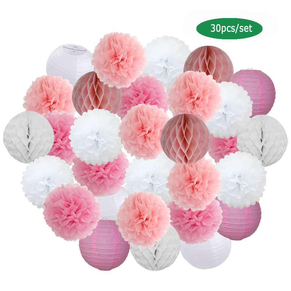 30pcs/Set Dekorasi Festival Li - Japanese Lantern Paper ulasan dan harga