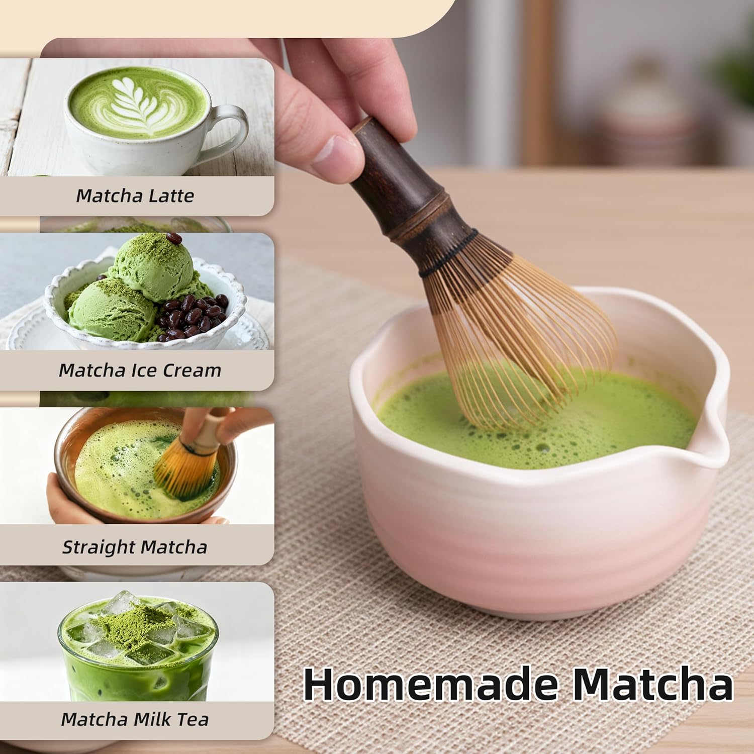 Pengaduk Teh Matcha Bambu Hand - Bamboo Whisk Chasen ulasan dan harga