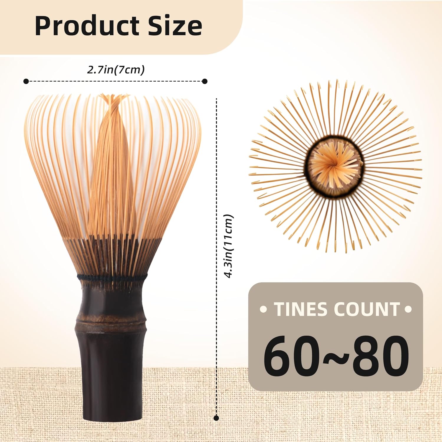 Pengaduk Teh Matcha Bambu Hand - Bamboo Whisk Chasen ulasan dan harga