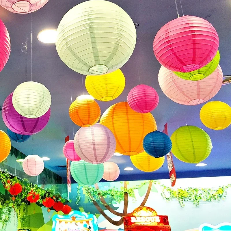 Lentera Kertas Cina Multiwarna - Japanese Lantern Paper ulasan dan harga