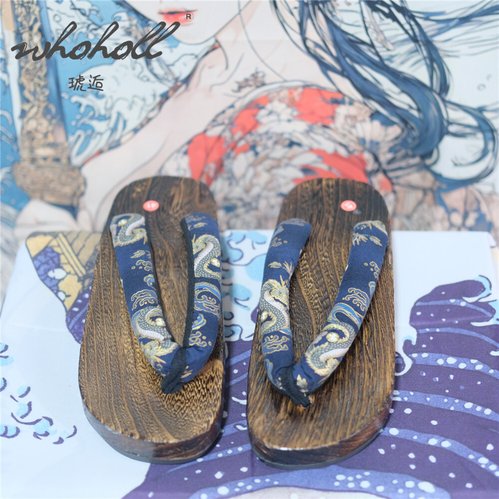 Sandal Bakiak Kayu Pria Sandal - Geta Wooden Sandal ulasan dan harga