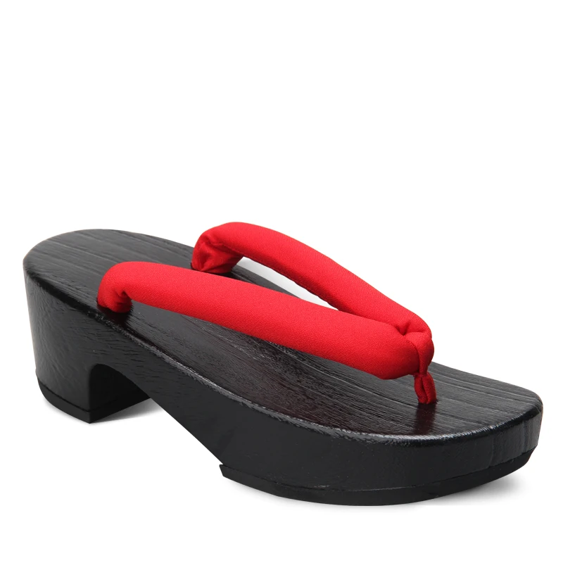 Sandal Kayu Bentuk Bulan Sabit - Geta Wooden Sandal ulasan dan harga