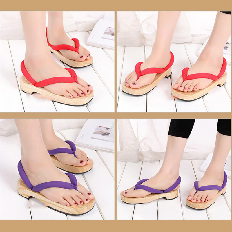 Geta Cosplay sandal musim pana - Geta Wooden Sandal ulasan dan harga